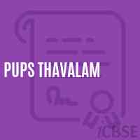 Pups Thavalam Primary School Logo