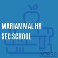 Mariammal Hr Sec School Logo