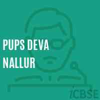 Pups Deva Nallur Primary School Logo
