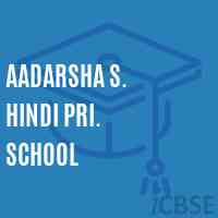 Aadarsha S. Hindi Pri. School Logo