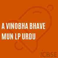 A Vinobha Bhave Mun Lp Urdu Primary School Logo