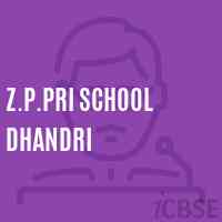 Z.P.Pri School Dhandri Logo