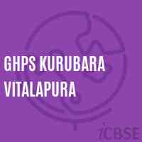 Ghps Kurubara Vitalapura Middle School Logo