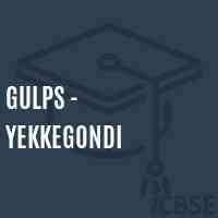Gulps - Yekkegondi Primary School Logo