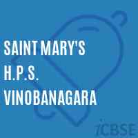 Saint Mary'S H.P.S. Vinobanagara Middle School Logo
