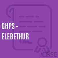 Ghps - Elebethur Middle School Logo
