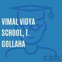 Vimal Vidya School, T. Gollaha Logo
