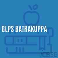 Glps Batrakuppa Primary School Logo