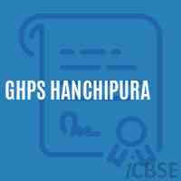 Ghps Hanchipura Middle School Logo