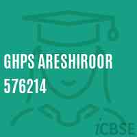 Ghps Areshiroor 576214 Middle School Logo
