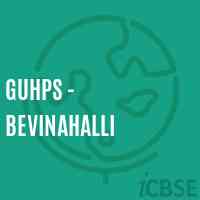 Guhps - Bevinahalli Middle School Logo