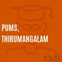 PUMS, Thirumangalam Middle School Logo
