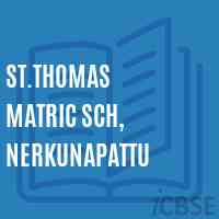 St.Thomas Matric sch, Nerkunapattu Secondary School Logo