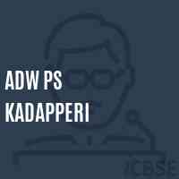 Adw Ps Kadapperi Primary School Logo