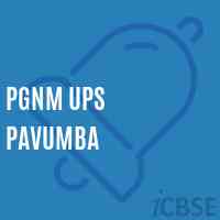 Pgnm Ups Pavumba Upper Primary School Logo