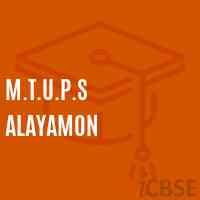 M.T.U.P.S Alayamon Upper Primary School Logo