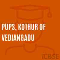 Pups, Kothur of Vediangadu Primary School Logo