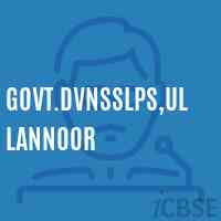 Govt.Dvnsslps,Ullannoor Primary School Logo