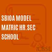 Sbioa Model Matric Hr.Sec School Logo