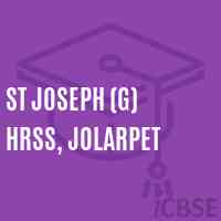 St Joseph (G) Hrss, Jolarpet High School Logo