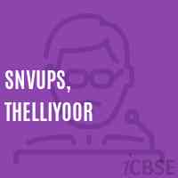 Snvups, Thelliyoor Upper Primary School Logo
