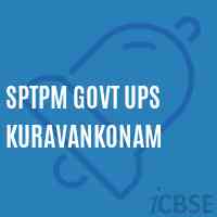 Sptpm Govt Ups Kuravankonam Middle School Logo