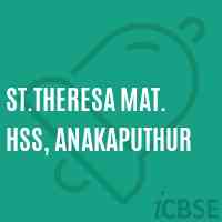 St.Theresa Mat. HSS, Anakaputhur Secondary School Logo