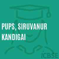 Pups, Siruvanur Kandigai Primary School Logo