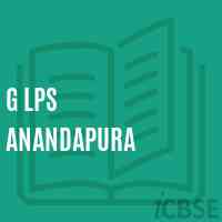G Lps Anandapura Primary School Logo