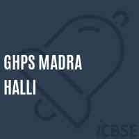 Ghps Madra Halli Middle School Logo