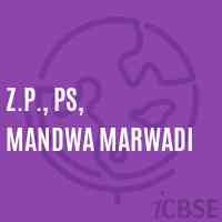 Z.P., Ps, Mandwa Marwadi Primary School Logo