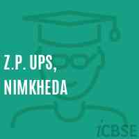 Z.P. Ups, Nimkheda Middle School Logo