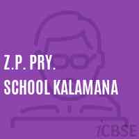 Z.P. Pry. School Kalamana Logo