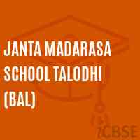 Janta Madarasa School Talodhi (Bal) Logo
