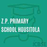 Z.P. Primary School Housitola Logo