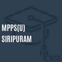 Mpps(U) Siripuram Primary School Logo