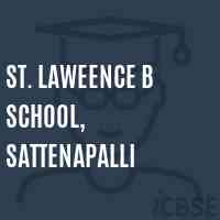 St. LAWEENCE B SCHOOL, SATTENAPALLI Logo