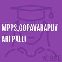 Mpps,Gopavarapuvari Palli Primary School Logo