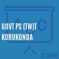 Govt Ps (Tw)T Korukonda Primary School Logo