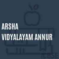 Arsha Vidyalayam Annur Middle School Logo