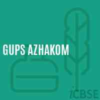 Gups Azhakom Middle School Logo