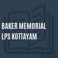Baker Memorial Lps Kottayam Primary School Logo