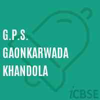 G.P.S. Gaonkarwada Khandola Primary School Logo