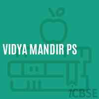 Vidya Mandir Ps Primary School Logo