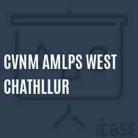 Cvnm Amlps West Chathllur Primary School Logo
