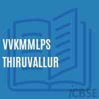 Vvkmmlps Thiruvallur Primary School Logo