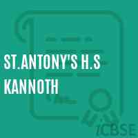 St.Antony'S H.S Kannoth School Logo