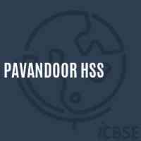 Pavandoor Hss High School Logo