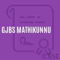 Gjbs Mathikunnu Primary School Logo