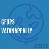 Gfups Vatanappally Middle School Logo
